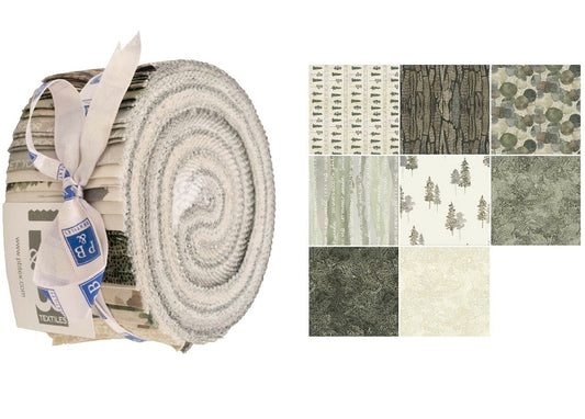 P&B Textiles - Forest Retreat Roll - 40 Strips
