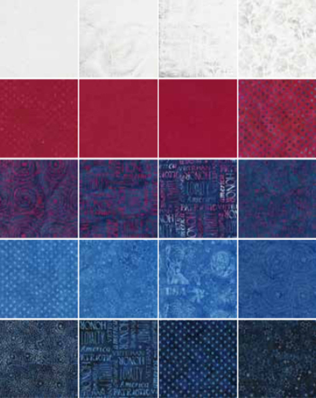Island Batik - Freedom 2 - 20 Fabrics, 40 Total Strips