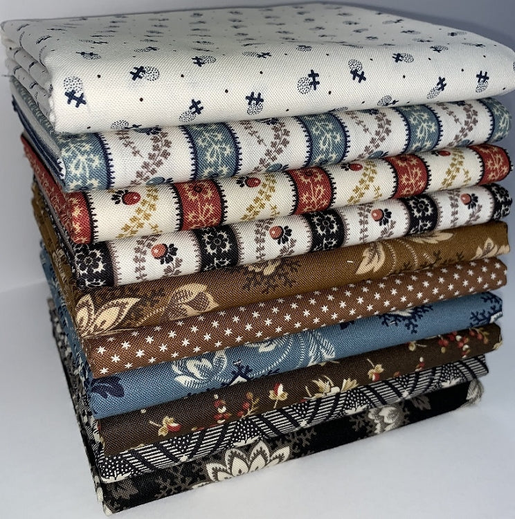 Andover Glenfern Lodge Half-yard Bundle - 10 Fabrics, 5 Total Yards 