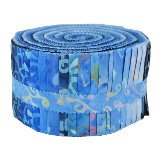 Maywood Studio - Java Batiks - Blues 2 - 40 Strips