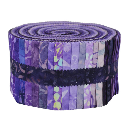 Maywood Studio - Java Batiks - Purple - 40 Strips