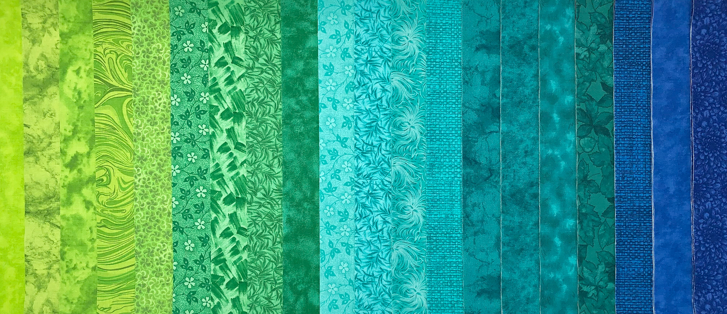 Lakeside Fat Quarter Bundle - 20 Fabrics, 20 Total Fat Quarters