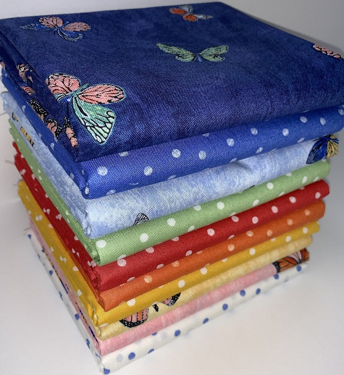 Andover Lovebirds Half-yard Bundle - 10 Fabrics, 5 Total Yards