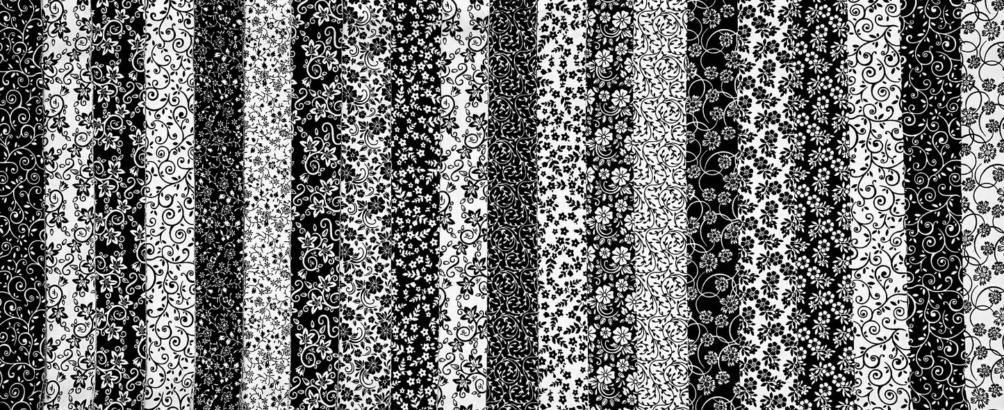 Night & Day (Black & White Prints) 2.5" Roll - 20 Total Strips