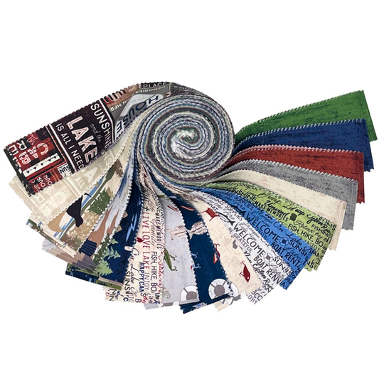 Clothworks - On Lake Time - 40 Strip Roll