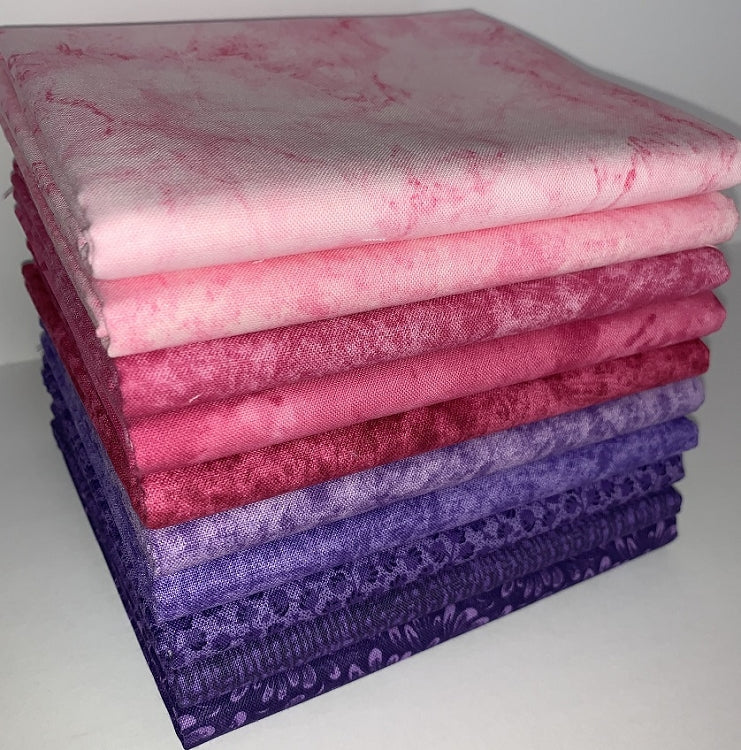Plumberry Half-yard Bundle - 10 Fabrics, 5 Total Yards 