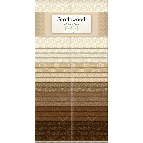 Wilmington Prints - 40 Karat Gems - Sandalwood