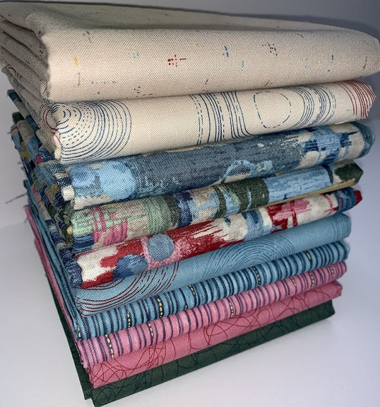 Marcus Fabrics Scandi Style Half-yard Bundle - 10 Fabrics, 5 Total Yards 