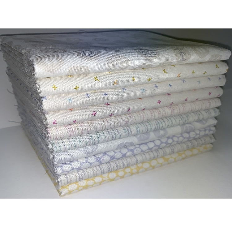Andover Shadow & Light Fat Quarter Bundle - 10 Fabrics, 10 Total Fat Quarters