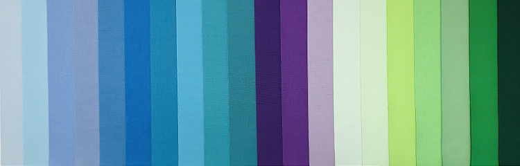 Solid Sunset Palette Fat Quarter Bundle - 20 Total Fat Quarters 