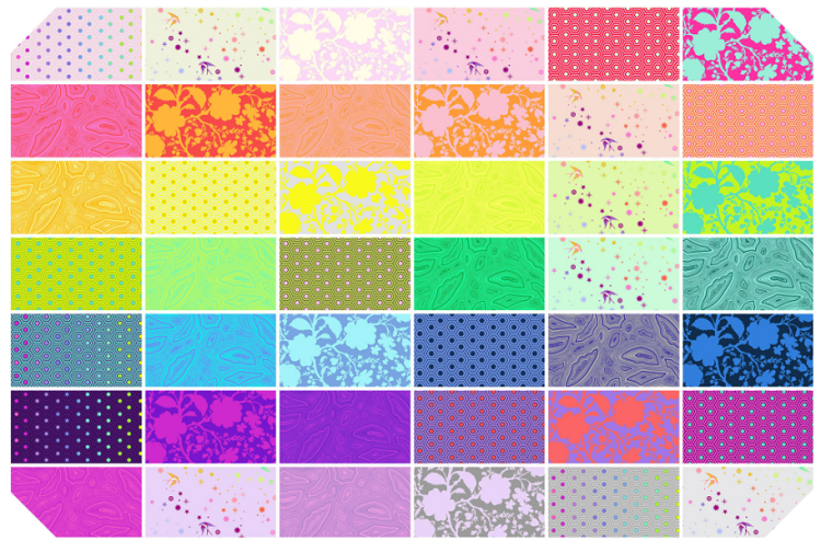 True Colors byTula Pink for Free Spirit - 40 Strip Design Roll 