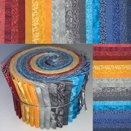 Tuscany II 2.5" Roll - 20 Fabrics, 20 Total Strips