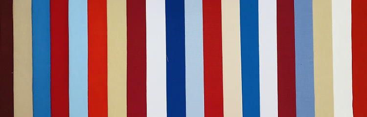 Supreme Cotton Solid Vintage Patriotic Palette 2.5" Roll - 20 Strips