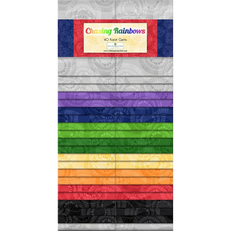 Wilmington Prints - 40 Karat Gems - Chasing Rainbows